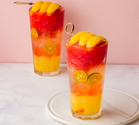 Trà cherry đào