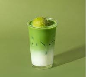 Matcha ice caramel