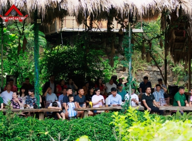 Không gian thưởng thức cà phê